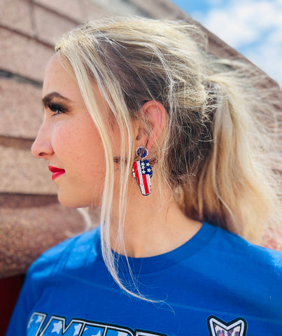 Steer All American Earrings